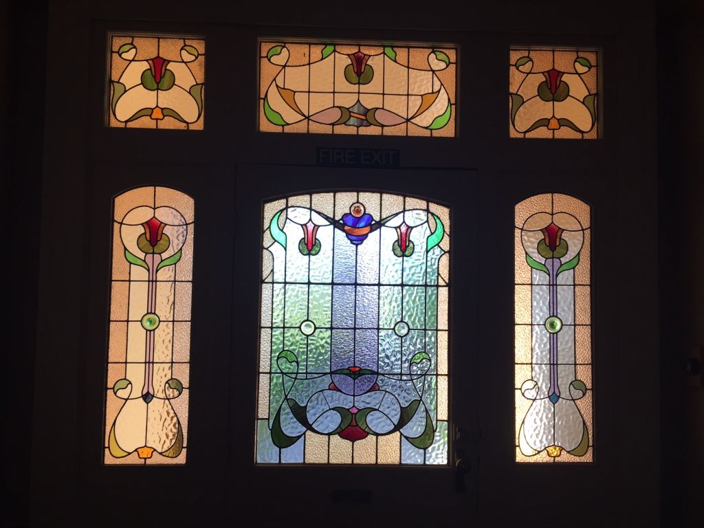 Hawthorne House stained glass