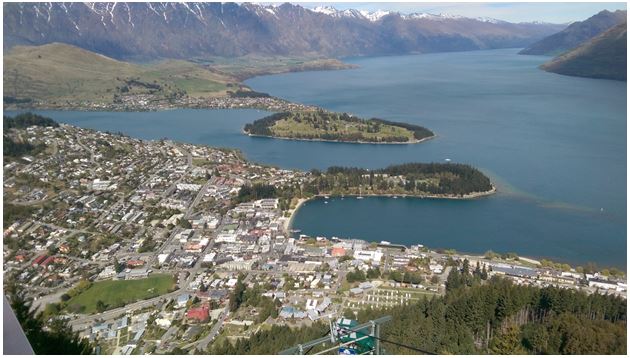 Queenstown from tram