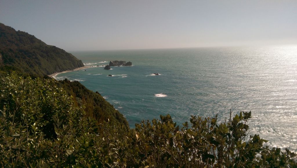 First view of the Tasman Sea