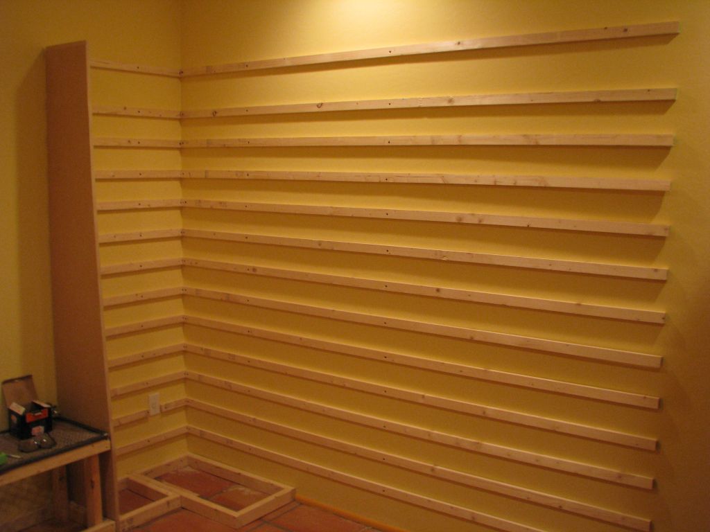 wall
supports